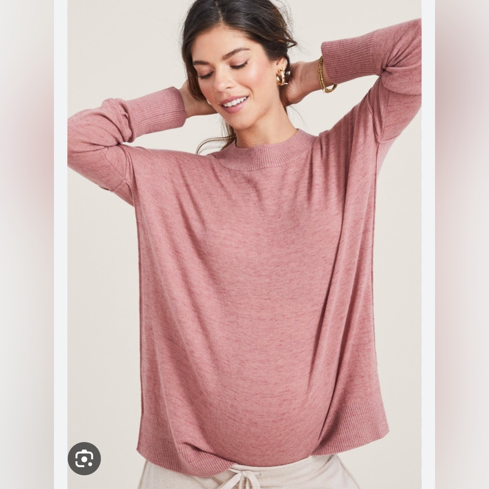 Hatch Clementine Crewneck Maternity Sweater size 2